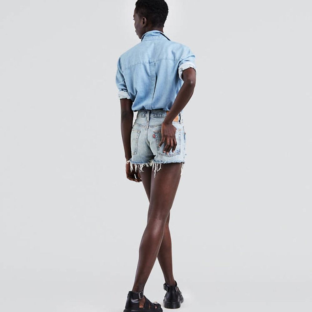 Levi’s 501 button fly jean shorts